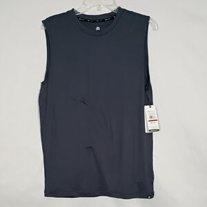 NWT GAIAM Men's Everyday Basic Muscle Tank Cool Grey Size Small Athleisure